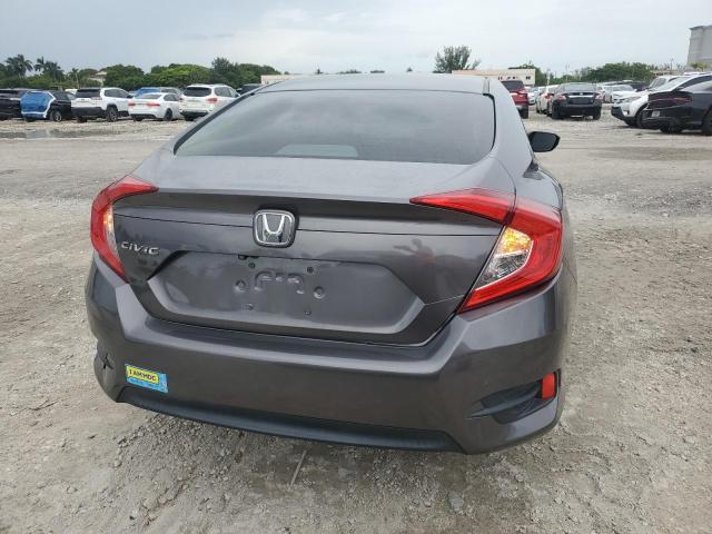 19XFC2F66KE036634 - 2019 HONDA CIVIC LX GRAY photo 6