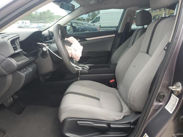 19XFC2F66KE036634 - 2019 HONDA CIVIC LX GRAY photo 7