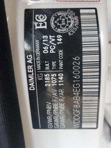 WDDGF8AB4EG160026 - 2014 MERCEDES-BENZ C 300 4MATIC WHITE photo 13