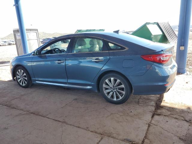 5NPE34AF7GH421086 - 2016 HYUNDAI SONATA SPORT BLUE photo 2