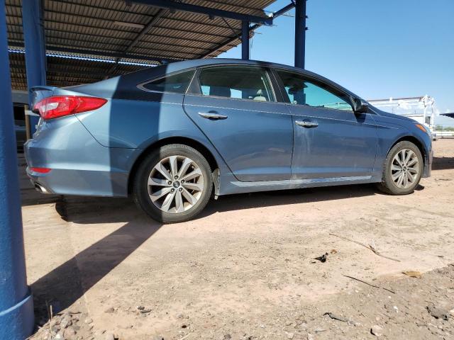 5NPE34AF7GH421086 - 2016 HYUNDAI SONATA SPORT BLUE photo 3