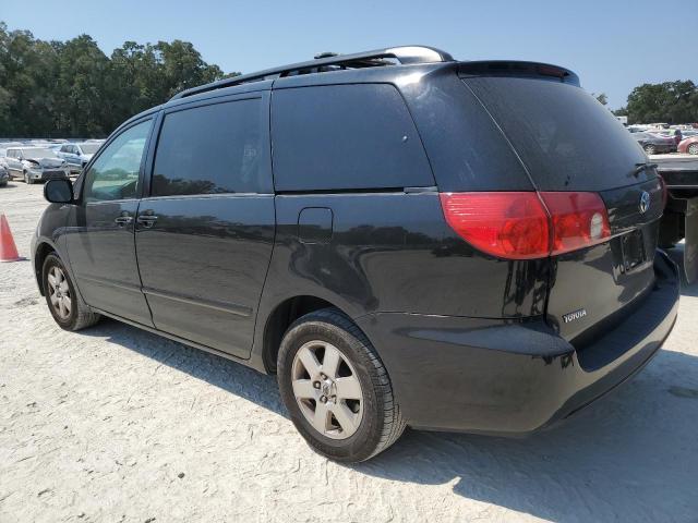 5TDZK22C28S203596 - 2008 TOYOTA SIENNA XLE შავი ფოტო 2