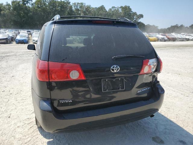 5TDZK22C28S203596 - 2008 TOYOTA SIENNA XLE შავი ფოტო 6