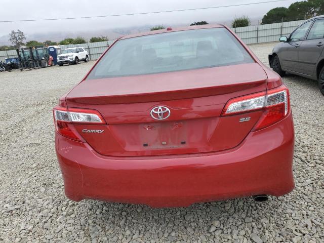 4T1BF1FK1CU619849 - 2012 TOYOTA CAMRY BASE წითელი ფოტო 6