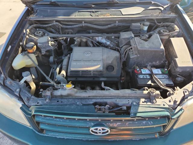 JTEHF21A210007744 - 2001 TOYOTA HIGHLANDER GREEN photo 12