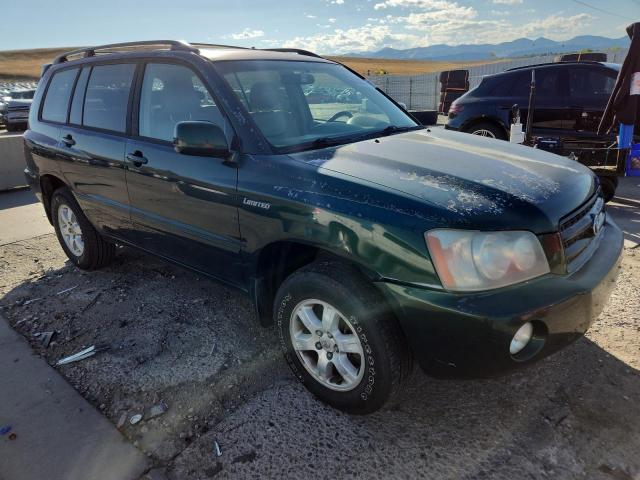 JTEHF21A210007744 - 2001 TOYOTA HIGHLANDER GREEN photo 4