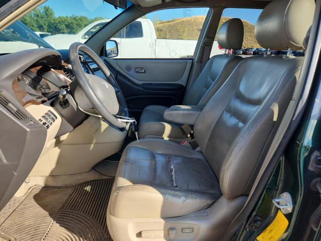 JTEHF21A210007744 - 2001 TOYOTA HIGHLANDER GREEN photo 7