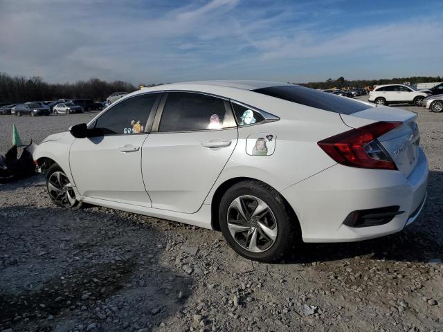 19XFC2F60KE024169 - 2019 HONDA CIVIC LX WHITE photo 2