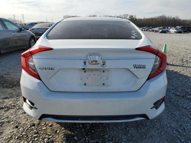 19XFC2F60KE024169 - 2019 HONDA CIVIC LX WHITE photo 6