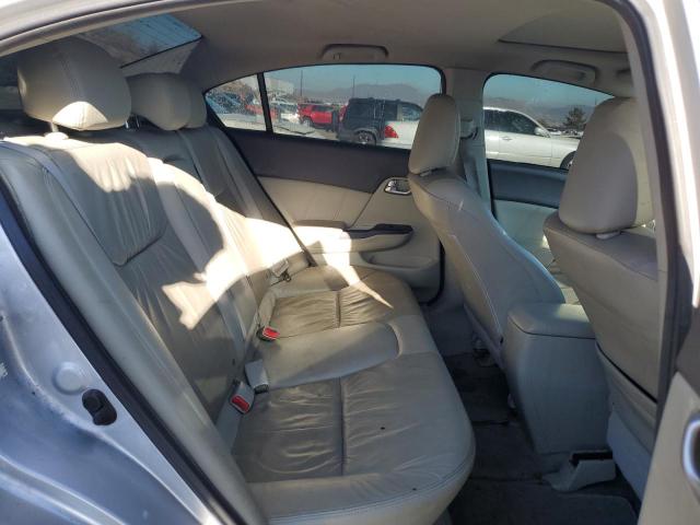 2HGFB2F98CH546455 - 2012 HONDA CIVIC EXL ვერცხლისფერი ფოტო 10