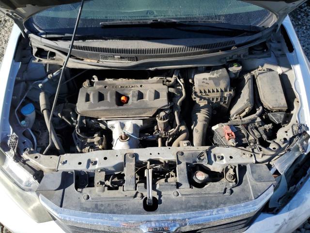 2HGFB2F98CH546455 - 2012 HONDA CIVIC EXL ვერცხლისფერი ფოტო 11