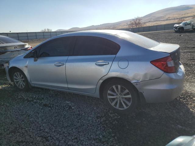 2HGFB2F98CH546455 - 2012 HONDA CIVIC EXL ვერცხლისფერი ფოტო 2