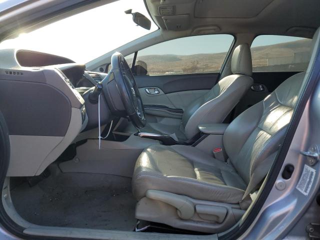 2HGFB2F98CH546455 - 2012 HONDA CIVIC EXL ვერცხლისფერი ფოტო 7