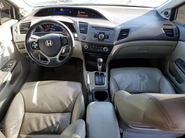 2HGFB2F98CH546455 - 2012 HONDA CIVIC EXL ვერცხლისფერი ფოტო 8