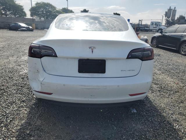 5YJ3E1EB0LF619539 - 2020 TESLA MODEL 3 Blanc photo 6