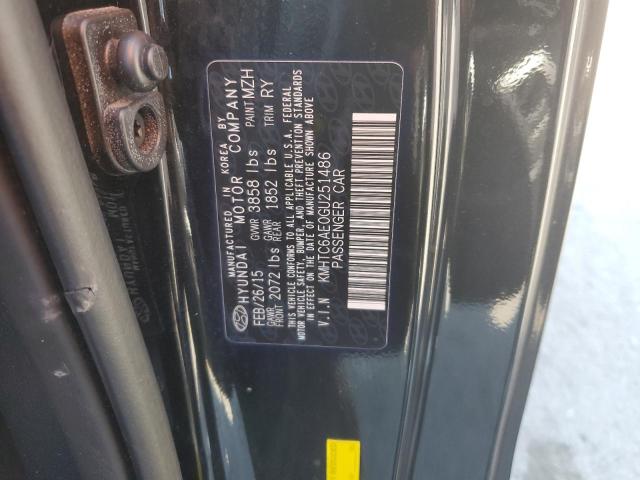 KMHTC6AE0GU251486 - 2016 HYUNDAI VELOSTER TURBO შავი ფოტო 13