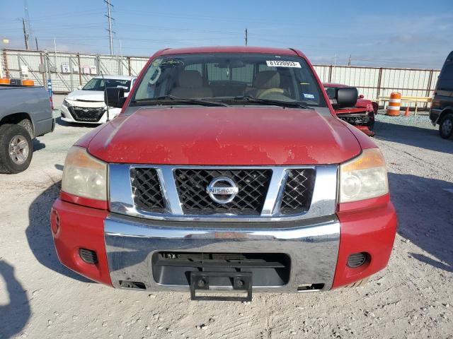 1N6BA0EK9BN303474 - 2011 NISSAN TITAN S RED photo 5