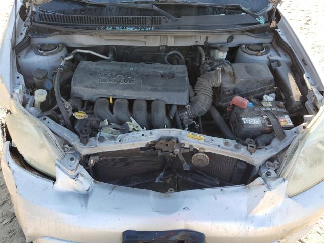 2T1KR32E25C334181 - 2005 TOYOTA COROLLA MA XR SILVER photo 11
