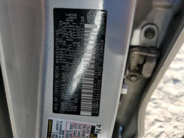 2T1KR32E25C334181 - 2005 TOYOTA COROLLA MA XR SILVER photo 12