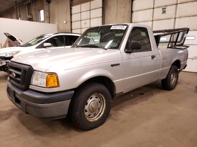 1FTYR10U35PA69376 - 2005 FORD RANGER SILVER photo 1