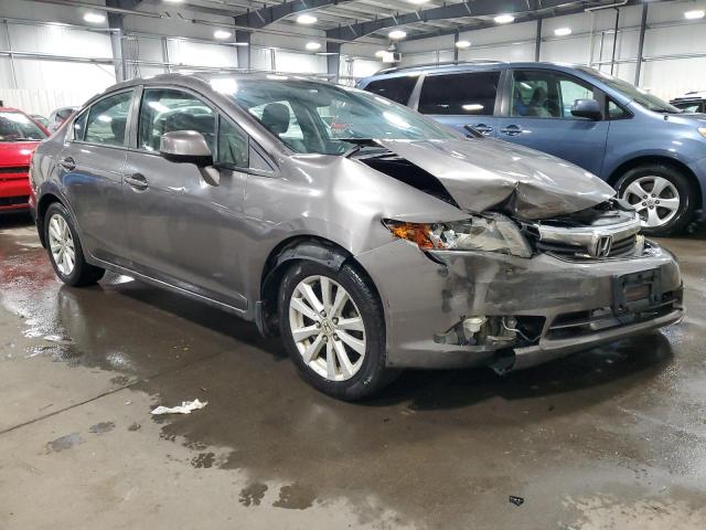 19XFB2F93CE071386 - 2012 HONDA CIVIC EXL CHARCOAL photo 4