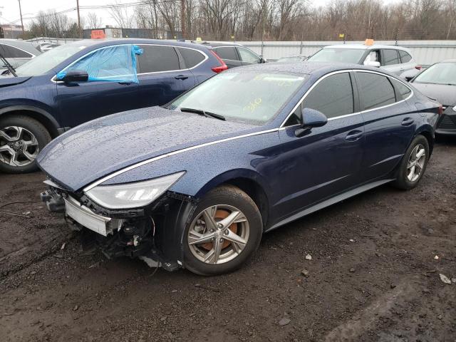 5NPEG4JA0LH037590 - 2020 HYUNDAI SONATA SE BLUE photo 1