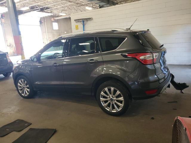 1FMCU9J92HUD53813 - 2017 FORD ESCAPE TITANIUM Szary zdjęcie 2