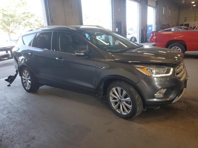 1FMCU9J92HUD53813 - 2017 FORD ESCAPE TITANIUM Szary zdjęcie 4