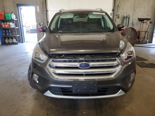 1FMCU9J92HUD53813 - 2017 FORD ESCAPE TITANIUM Szary zdjęcie 5
