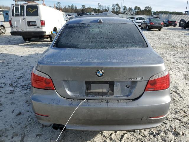 WBANW13508CZ78538 - 2008 BMW 535 I GRAY photo 6