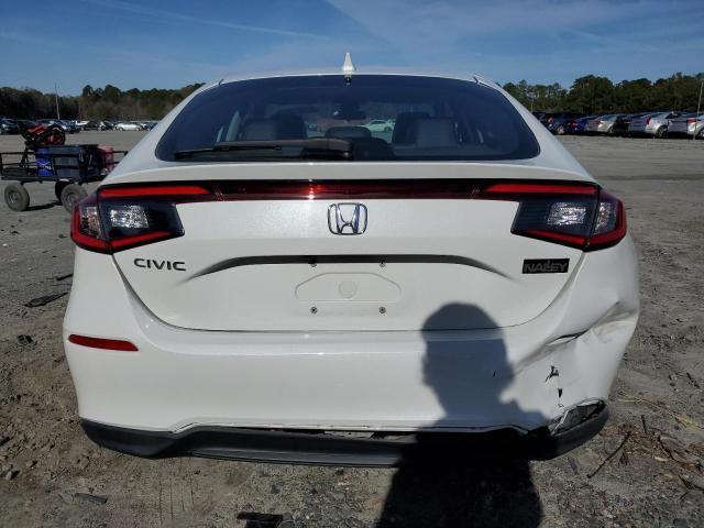 19XFL1H77NE000584 - 2022 HONDA CIVIC EXL თეთრი ფოტო 6