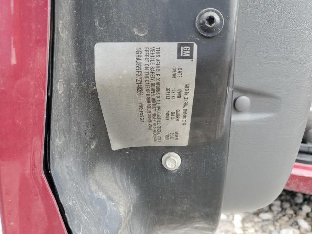 1G8AJ55F37Z148266 - 2007 SATURN ION LEVEL 2 RED photo 12