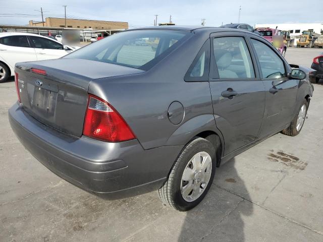 1FAFP34N17W365345 - 2007 FORD FOCUS ZX4 GRAY photo 3