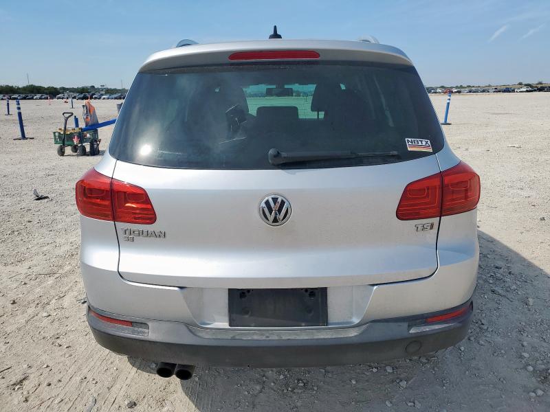 WVGAV7AXXGW509767 - 2016 VOLKSWAGEN TIGUAN S ვერცხლისფერი ფოტო 6