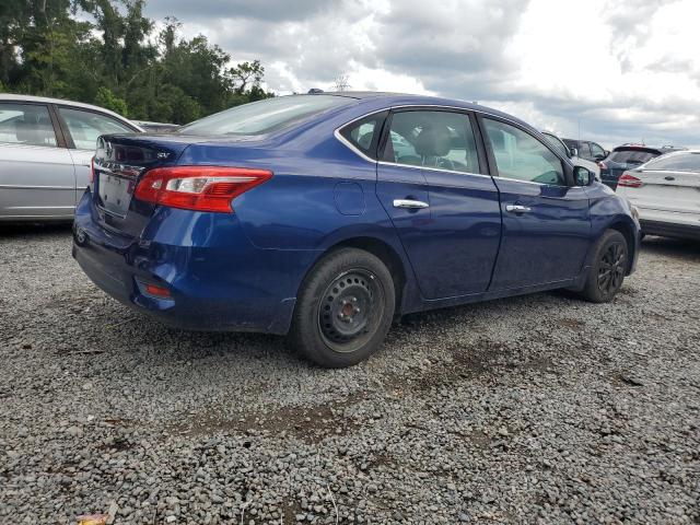 3N1AB7APXHY226733 - 2017 NISSAN SENTRA S BLUE photo 3