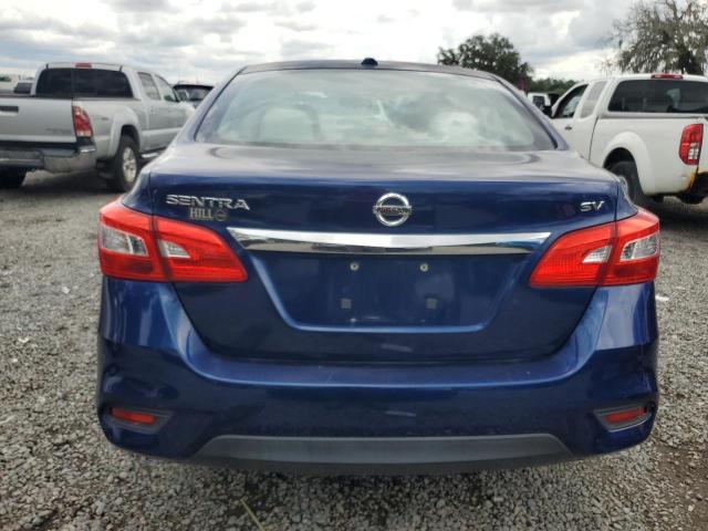 3N1AB7APXHY226733 - 2017 NISSAN SENTRA S BLUE photo 6