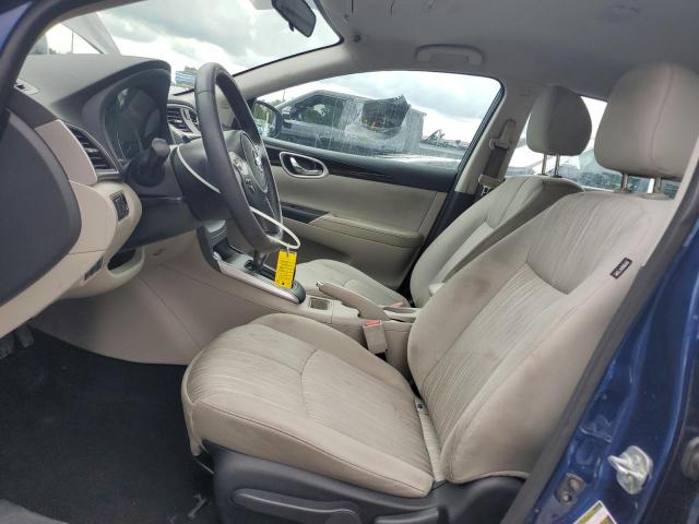 3N1AB7APXHY226733 - 2017 NISSAN SENTRA S BLUE photo 7