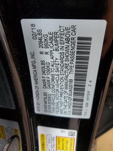 1HGCV2F30JA020189 - 2018 HONDA ACCORD SPORT Qara foto 12