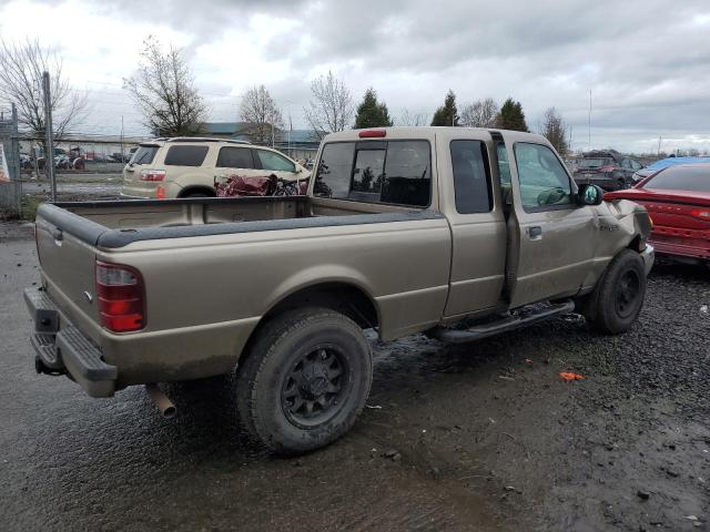 1FTZR45E43PB84119 - 2003 FORD RANGER SUPER CAB TAN photo 3