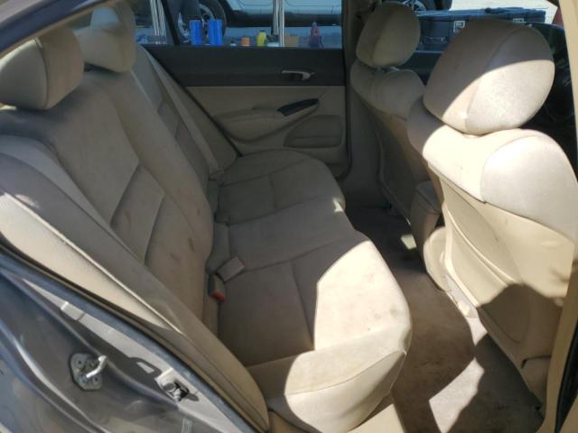 1HGFA16506L059977 - 2006 HONDA CIVIC LX BEIGE photo 10