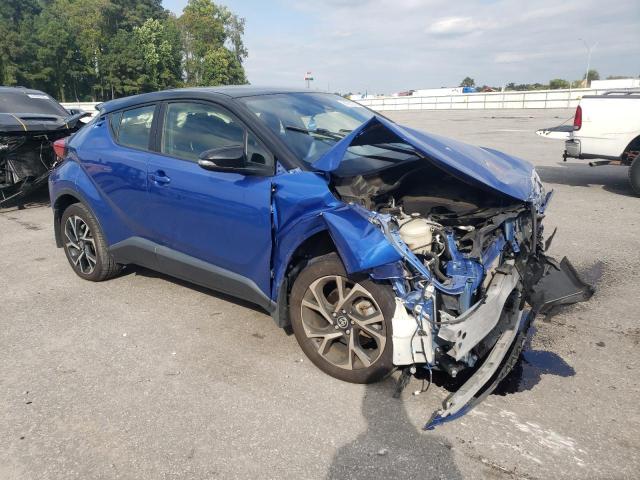 JTNKHMBX9M1095284 - 2021 TOYOTA C-HR XLE 蓝色 照片 4
