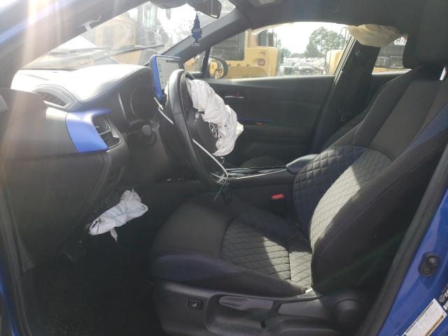JTNKHMBX9M1095284 - 2021 TOYOTA C-HR XLE 蓝色 照片 7