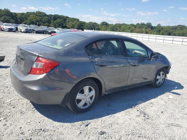 19XFB2F53CE035341 - 2012 HONDA CIVIC LX GRAY photo 3