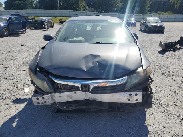 19XFB2F53CE035341 - 2012 HONDA CIVIC LX GRAY photo 5