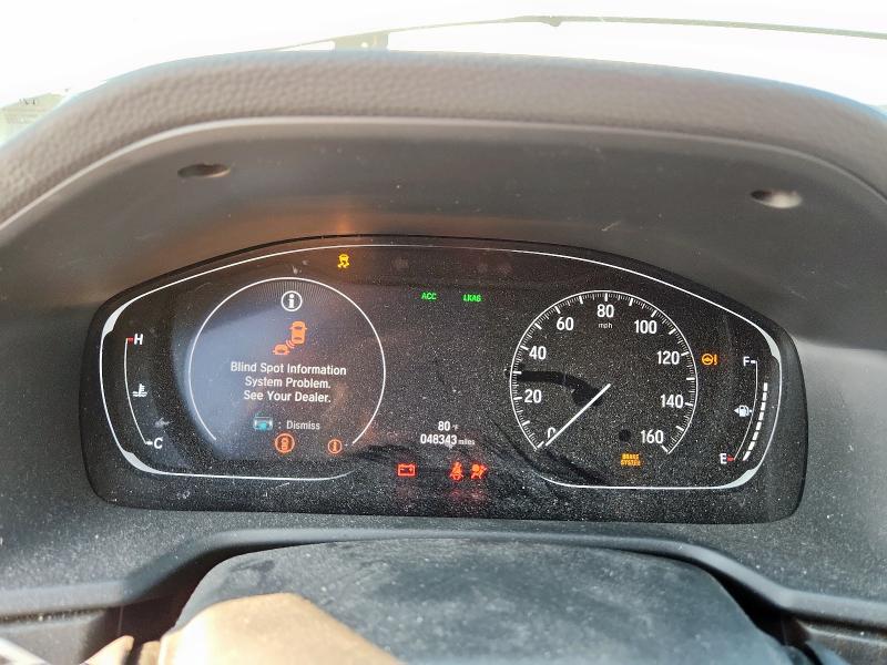 1HGCV1F52JA030718 - 2018 HONDA ACCORD EXL أبيض صورة 9