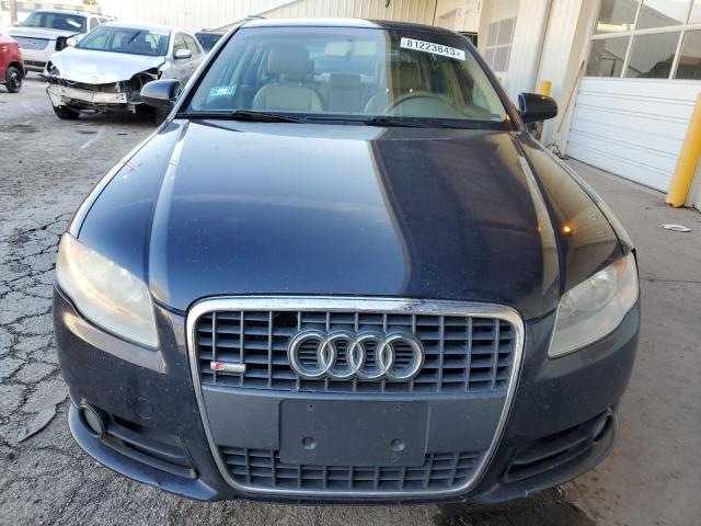 WAUDF78E58A071030 - 2008 AUDI A4 2.0T QUATTRO BLUE photo 5