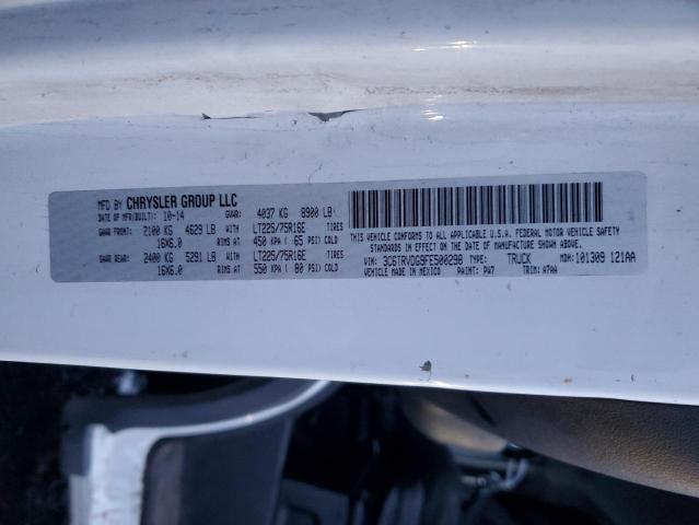 3C6TRVDG9FE500298 - 2015 RAM PROMASTER 2500 HIGH Ağ foto 13