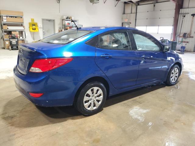 KMHCT4AE0GU013951 - 2016 HYUNDAI ACCENT SE BLUE photo 3