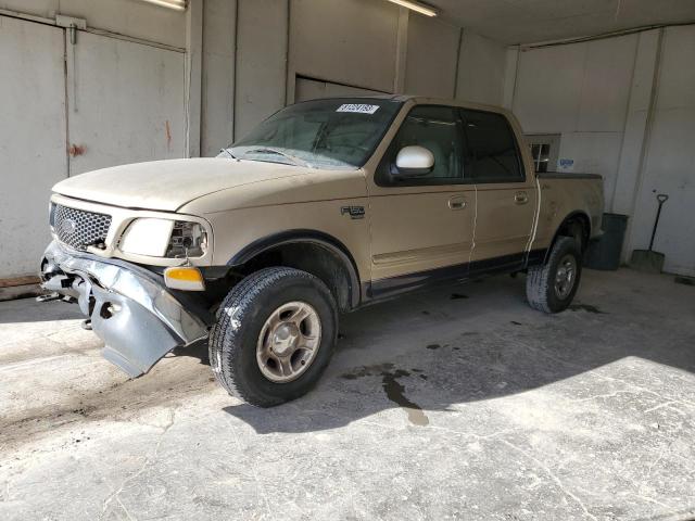 1FTRW08L11KE15578 - 2001 FORD F150 SUPERCREW BEIGE photo 1