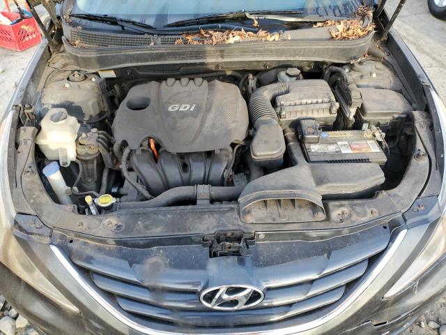 5NPEB4AC6CH433331 - 2012 HYUNDAI SONATA GLS BLACK photo 11